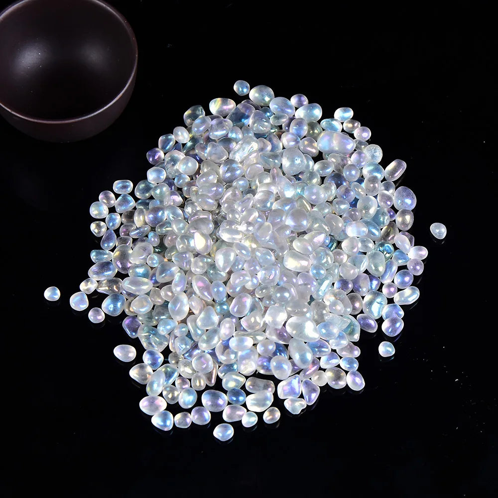 Natural Crystal Chip Gravel | 100g Healing Gemstone Chips for Decor, Grids & Aquariums