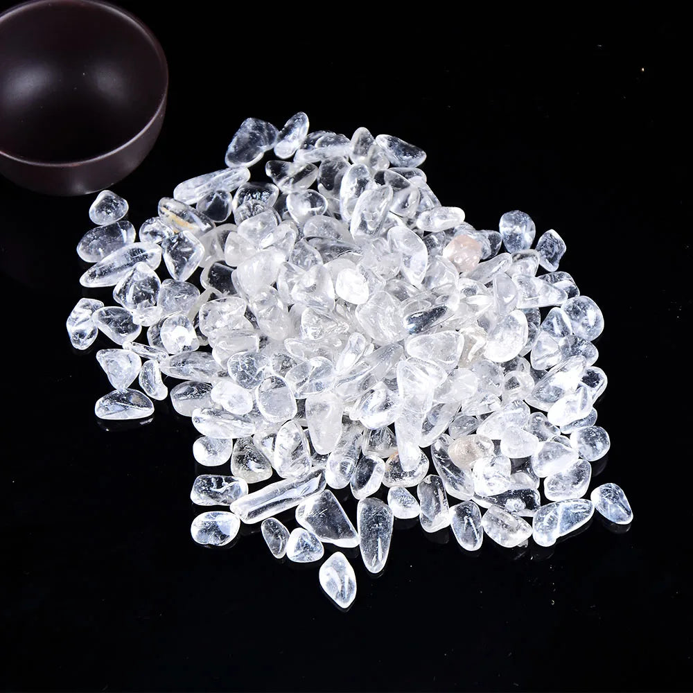 Natural Crystal Chip Gravel | 100g Healing Gemstone Chips for Decor, Grids & Aquariums