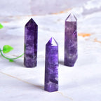 Natural Amethyst Crystal Point Tower | Calm, Clarity & Spiritual Protection