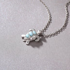 Larimar Sea Turtle Pendant Necklace