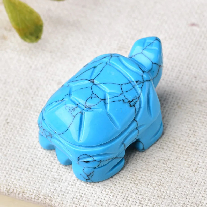 Natural Crystal Tortoise Carving | Choose Your Stone | Altar & Home Decor