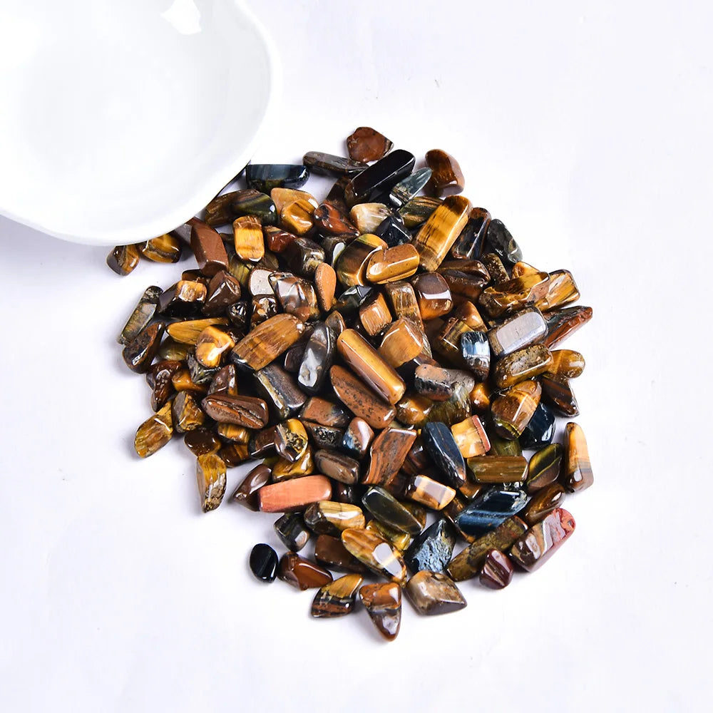 Natural Crystal Chip Gravel | 100g Healing Gemstone Chips for Decor, Grids & Aquariums