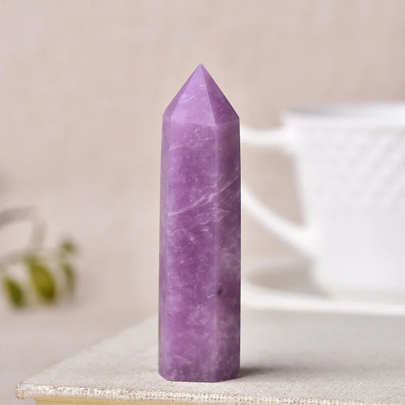 Natural Crystal Point Tower | Choose Your Stone