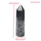 Natural Hematite Crystal Point Tower | Grounding & Protection Wand