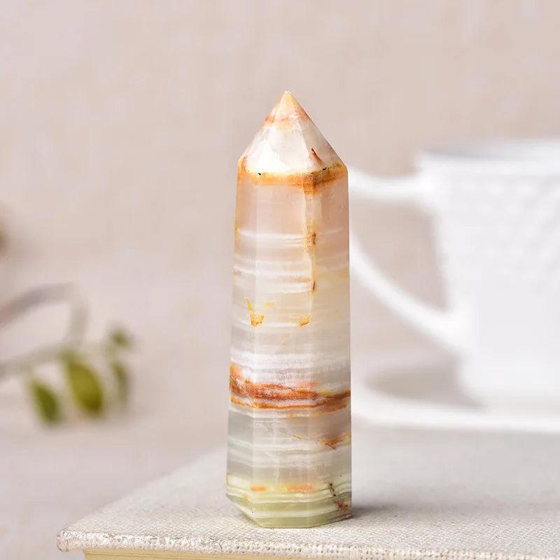 Natural Crystal Point Tower | Choose Your Stone