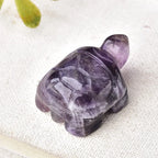 Natural Crystal Tortoise Carving | Choose Your Stone | Altar & Home Decor