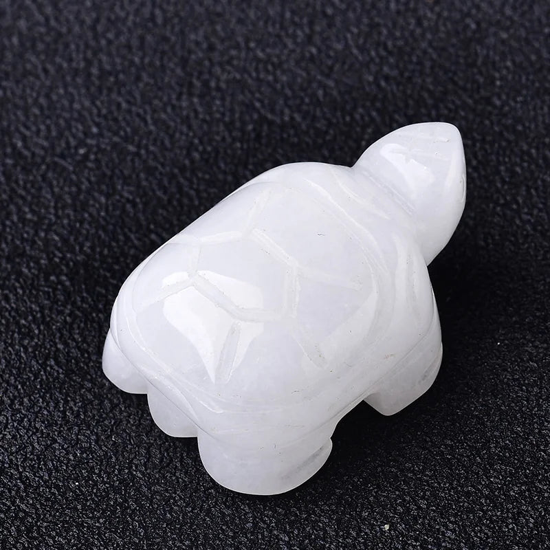 Natural Crystal Tortoise Carving | Choose Your Stone | Altar & Home Decor