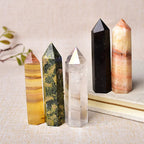 Natural Crystal Point Tower | Choose Your Stone