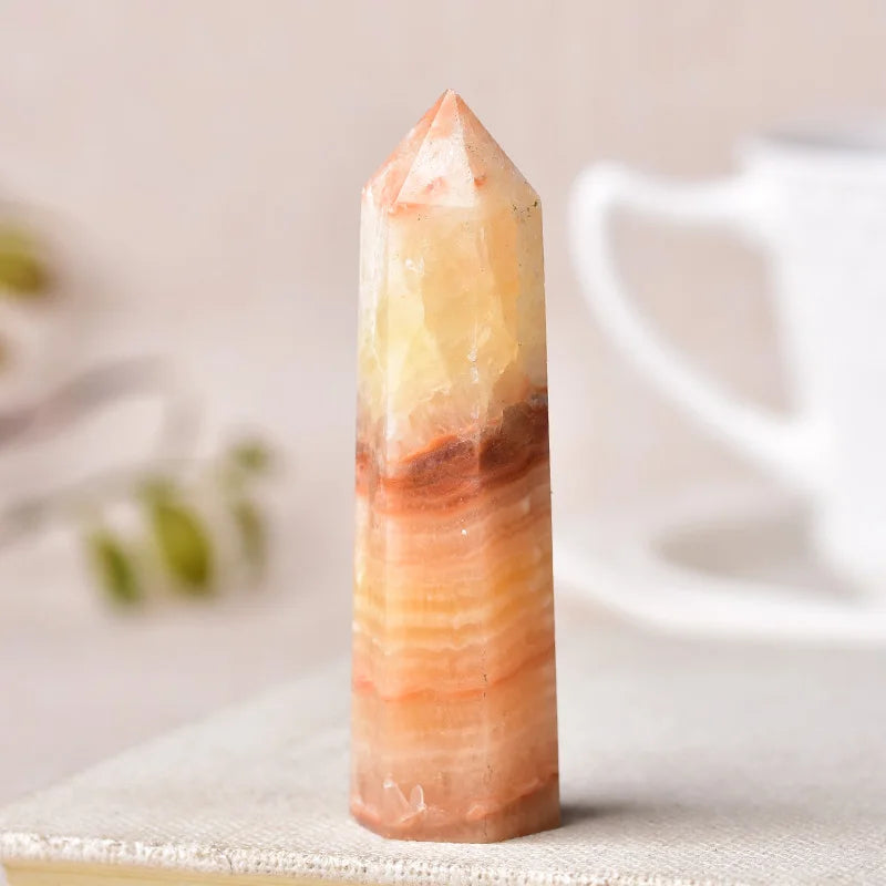 Natural Crystal Point Tower | Choose Your Stone