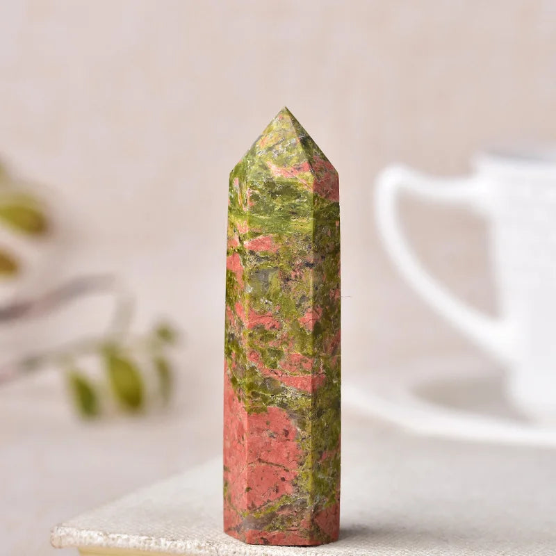 Natural Crystal Point Tower | Choose Your Stone