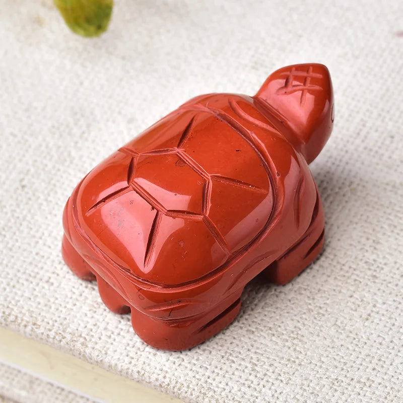 Natural Crystal Tortoise Carving | Choose Your Stone | Altar & Home Decor