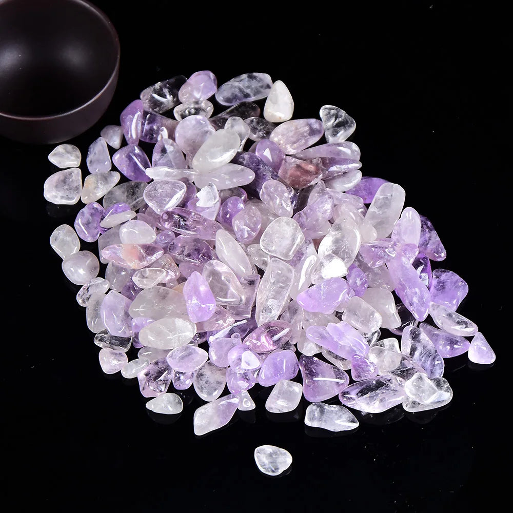 Natural Crystal Chip Gravel | 100g Healing Gemstone Chips for Decor, Grids & Aquariums