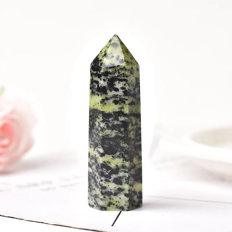 Natural Crystal Point Tower | Choose Your Stone
