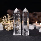 Natural Clear Quartz Crystal Point Tower | Clarity & Amplification Wand