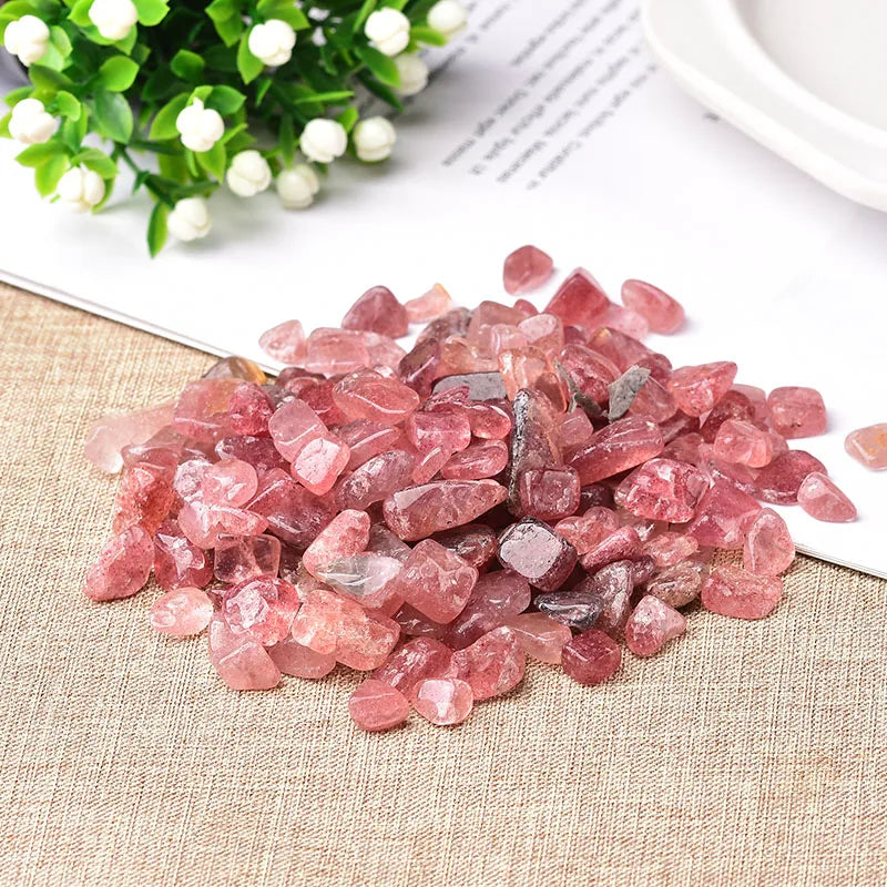 Natural Crystal Chip Gravel | 100g Healing Gemstone Chips for Decor, Grids & Aquariums