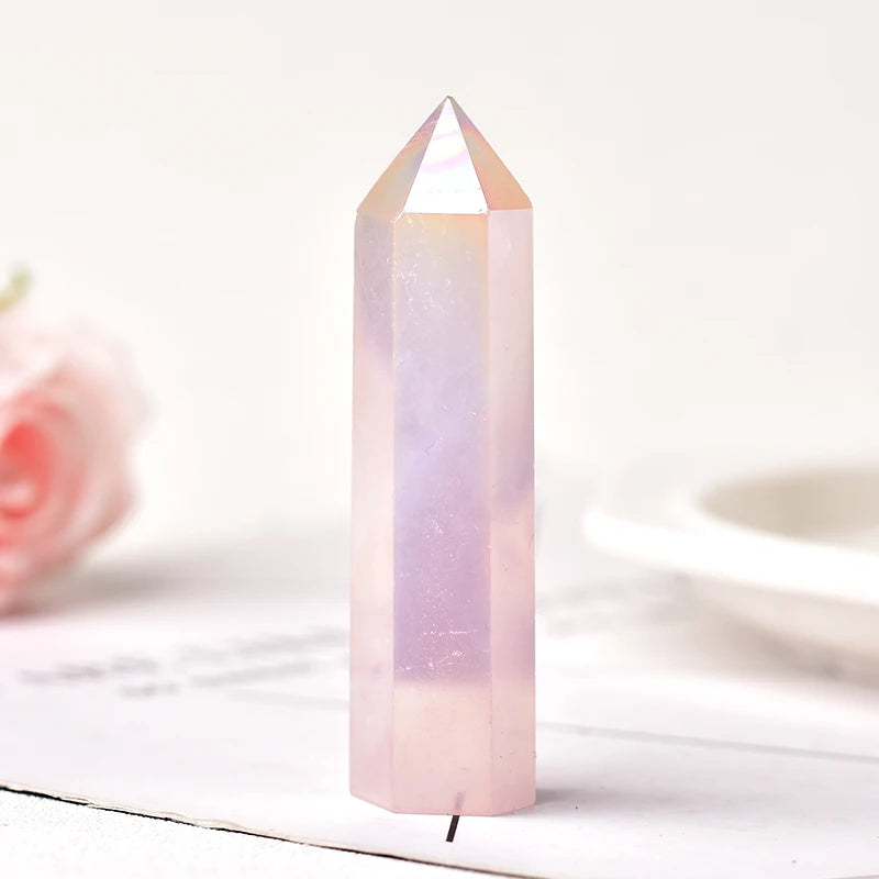 Natural Crystal Point Tower | Choose Your Stone