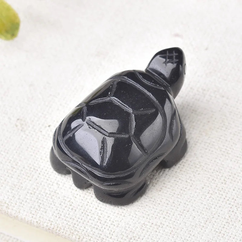 Natural Crystal Tortoise Carving | Choose Your Stone | Altar & Home Decor
