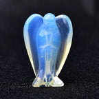 Crystal Guardian Angel Figurine | Choose Your Stone | Altar & Home Decor