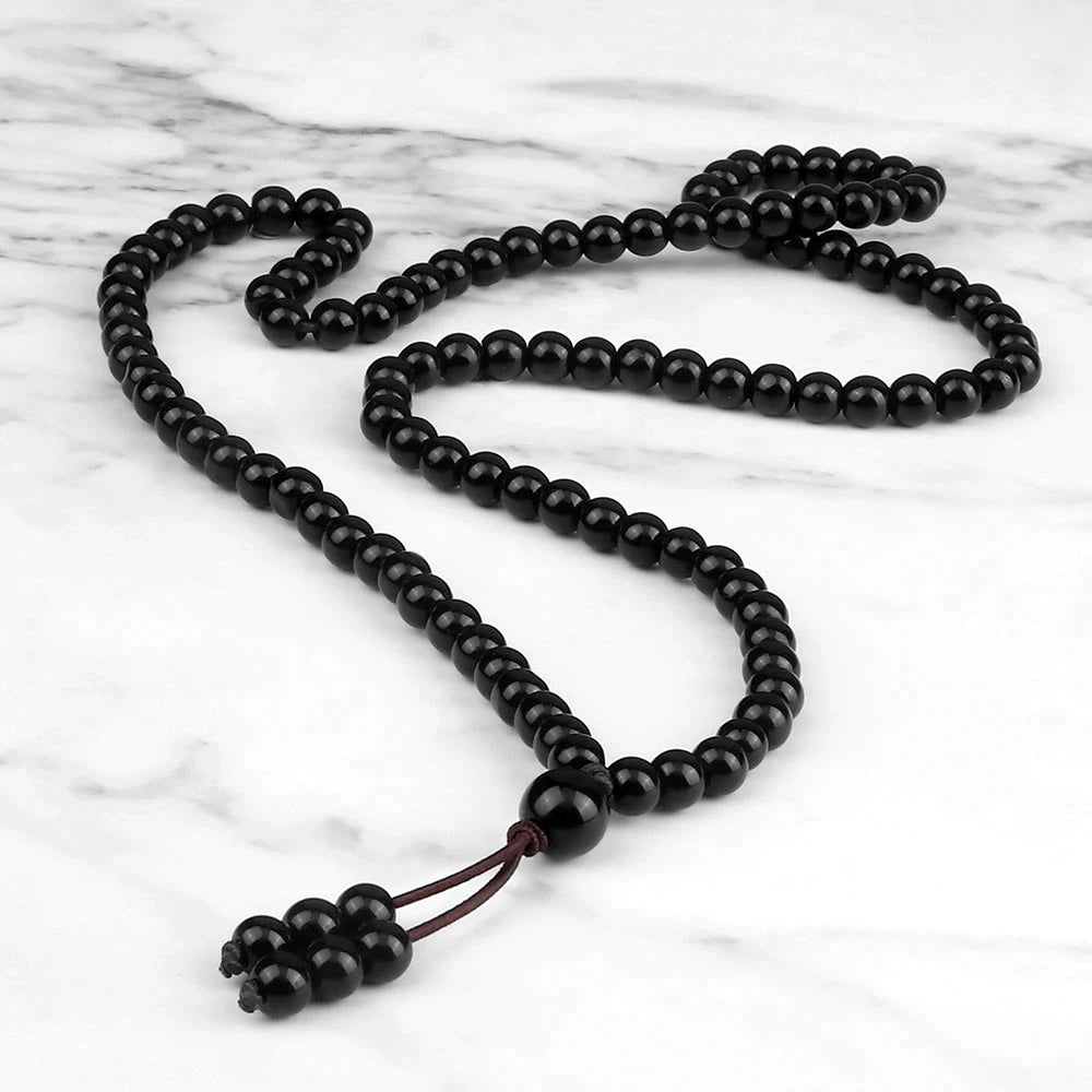 108 Bead Wrap Bracelet & Necklace | Natural Stone Meditation Mala