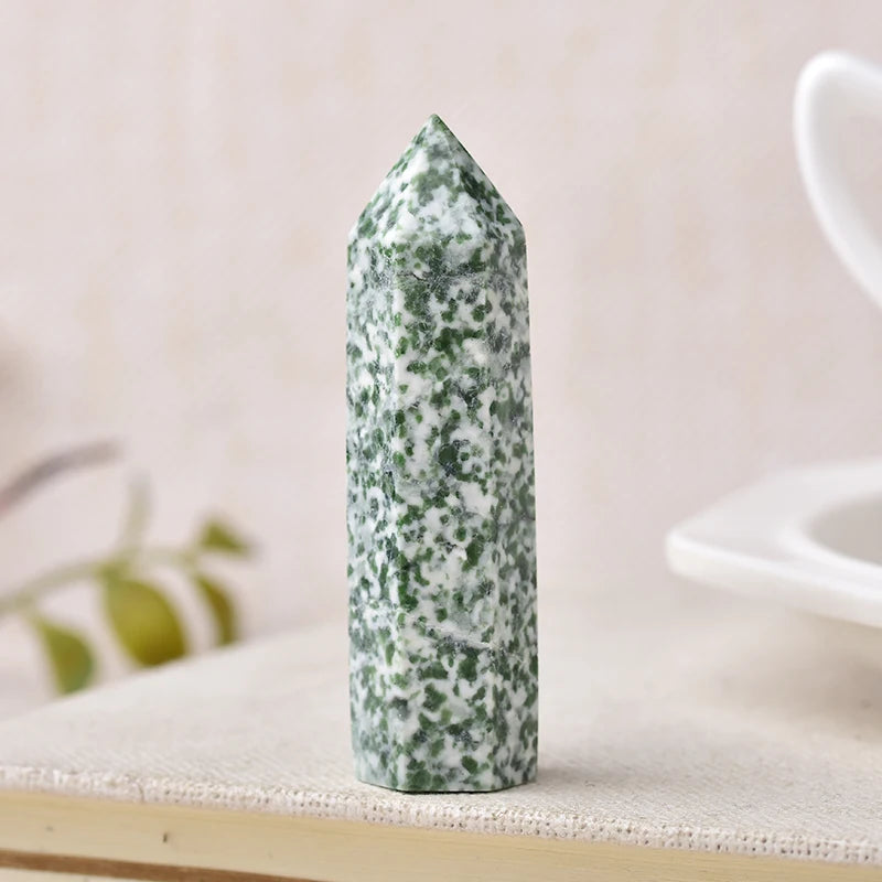 Natural Crystal Point Tower | Choose Your Stone