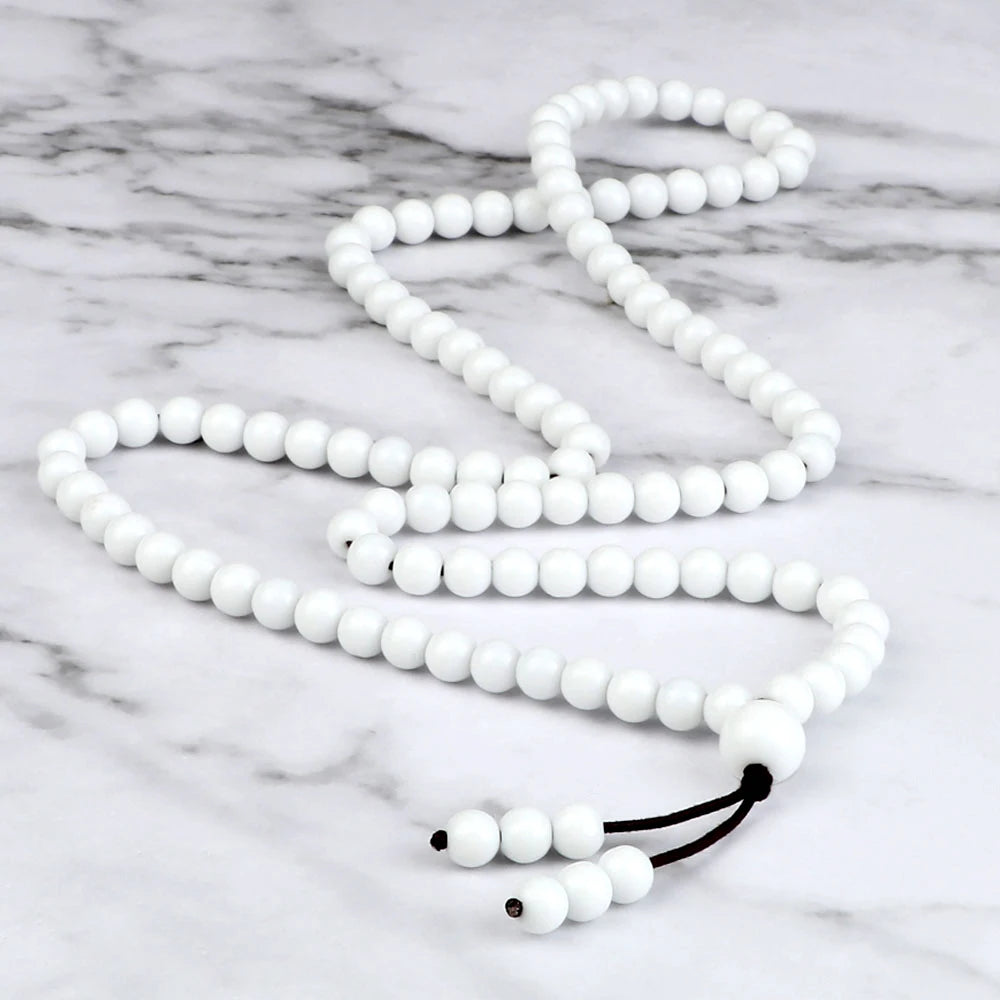 108 Bead Wrap Bracelet & Necklace | Natural Stone Meditation Mala
