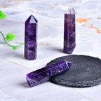 Natural Amethyst Crystal Point Tower | Calm, Clarity & Spiritual Protection
