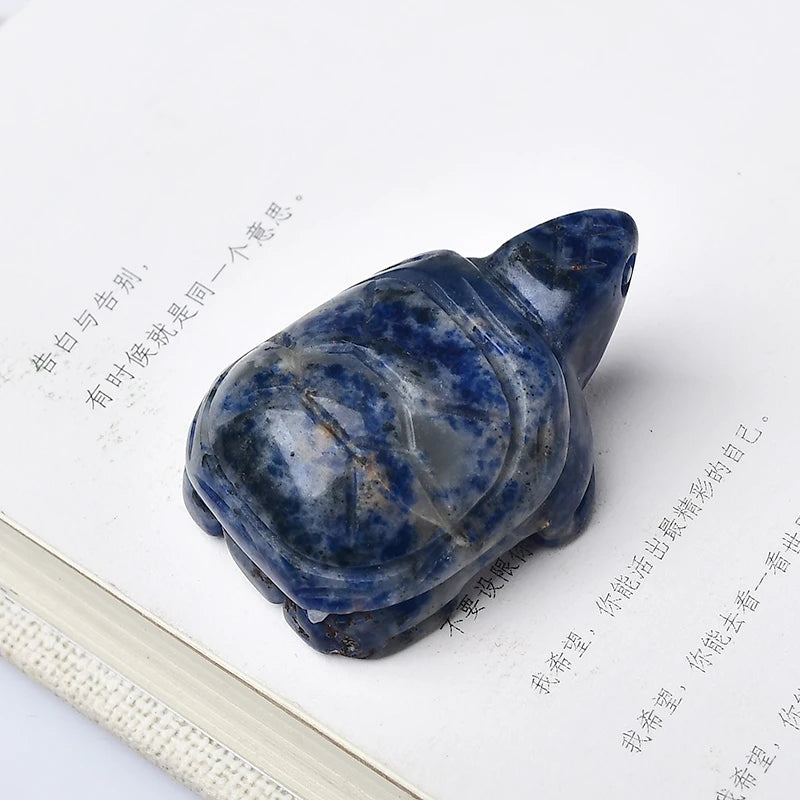 Natural Crystal Tortoise Carving | Choose Your Stone | Altar & Home Decor
