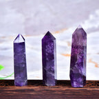 Natural Amethyst Crystal Point Tower | Calm, Clarity & Spiritual Protection