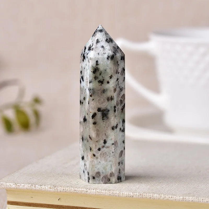 Natural Crystal Point Tower | Choose Your Stone