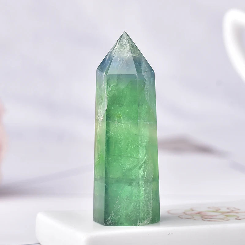 Natural Crystal Point Tower | Choose Your Stone