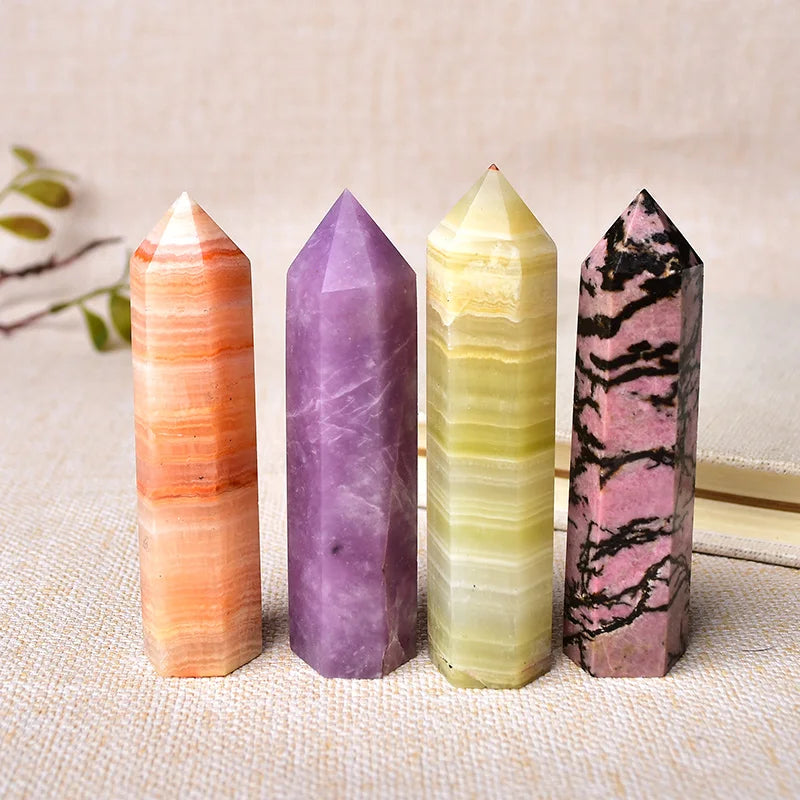 Natural Crystal Point Tower | Choose Your Stone