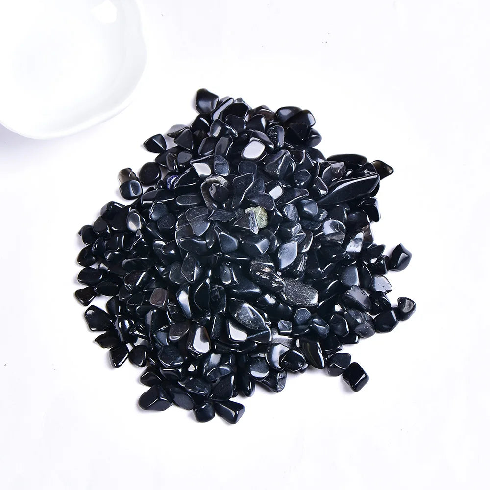 Natural Crystal Chip Gravel | 100g Healing Gemstone Chips for Decor, Grids & Aquariums
