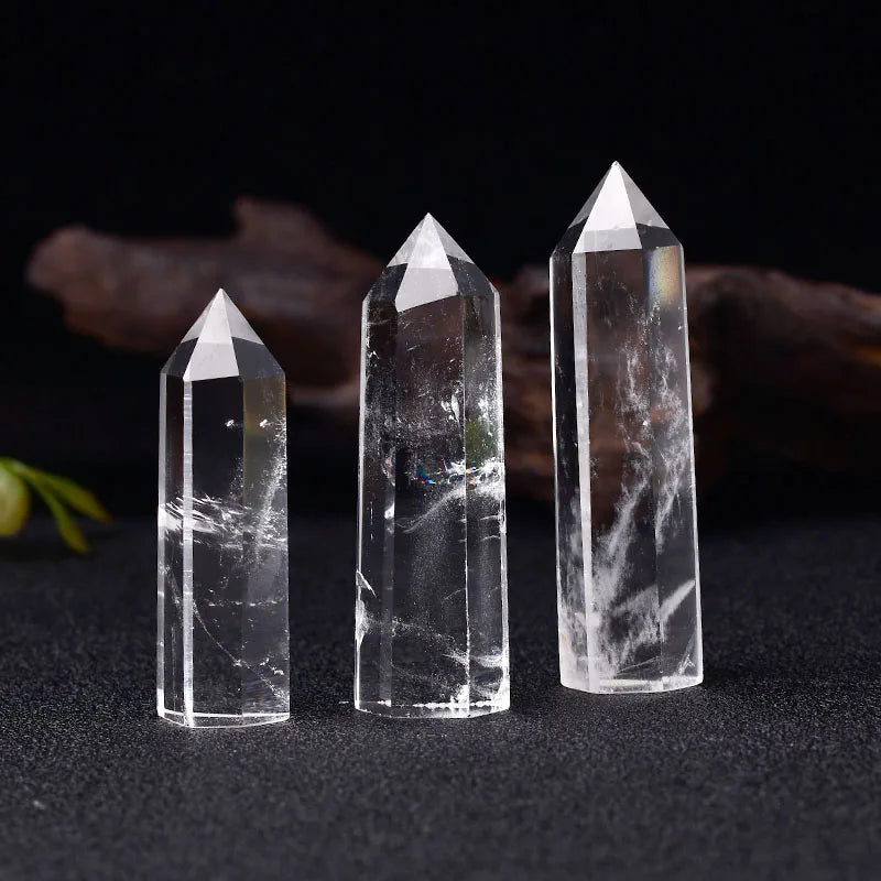 Natural Clear Quartz Crystal Point Tower | Clarity & Amplification Wand