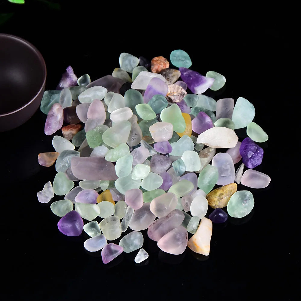 Natural Crystal Chip Gravel | 100g Healing Gemstone Chips for Decor, Grids & Aquariums
