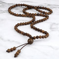 108 Bead Wrap Bracelet & Necklace | Natural Stone Meditation Mala