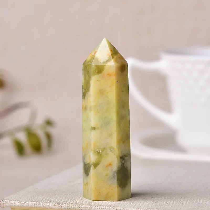 Natural Crystal Point Tower | Choose Your Stone