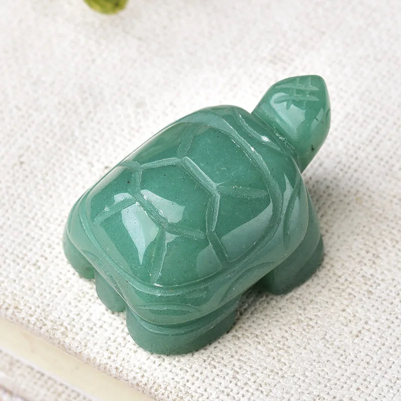 Natural Crystal Tortoise Carving | Choose Your Stone | Altar & Home Decor