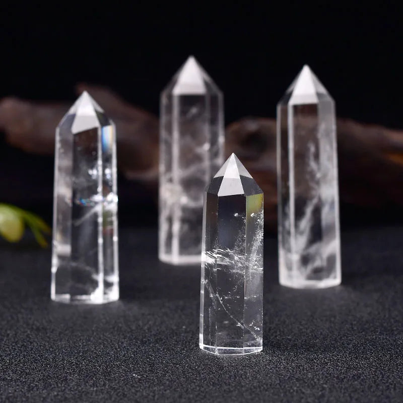 Natural Clear Quartz Crystal Point Tower | Clarity & Amplification Wand