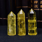 Natural Citrine Crystal Point Tower | Abundance & Solar Energy Wand