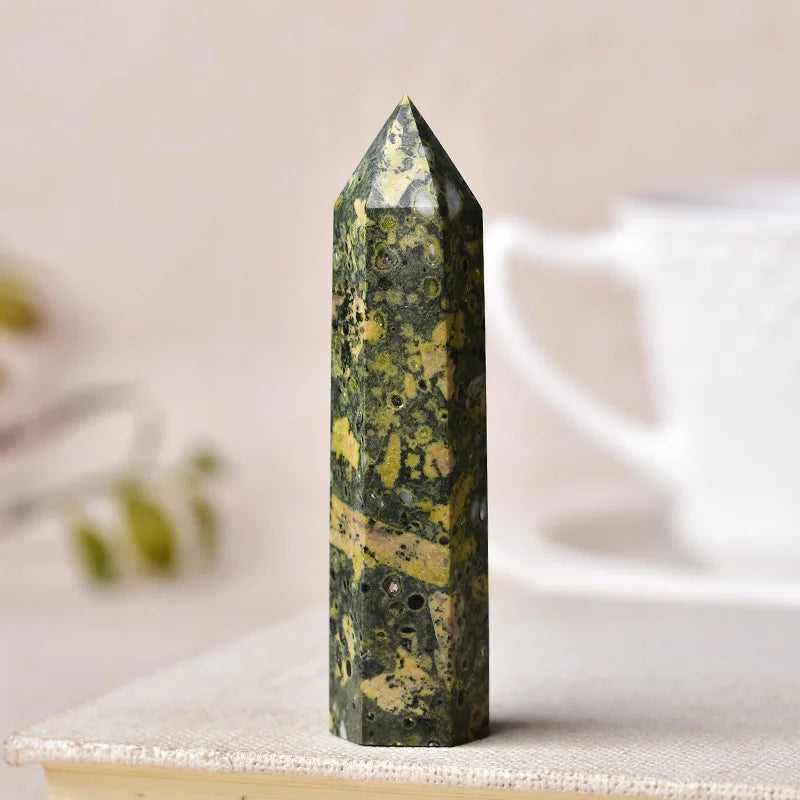 Natural Crystal Point Tower | Choose Your Stone
