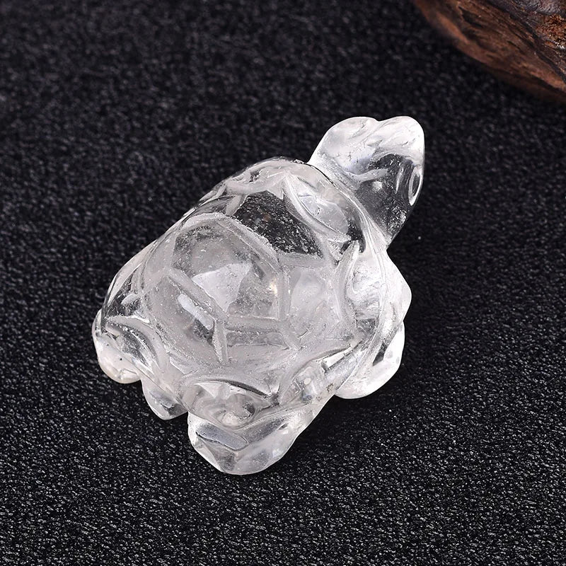 Natural Crystal Tortoise Carving | Choose Your Stone | Altar & Home Decor