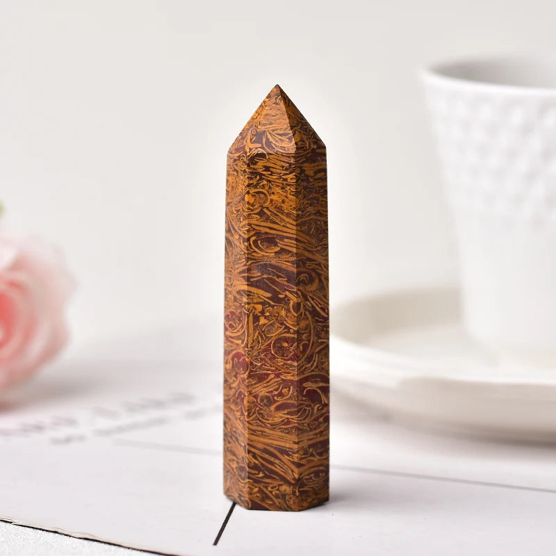 Natural Crystal Point Tower | Choose Your Stone