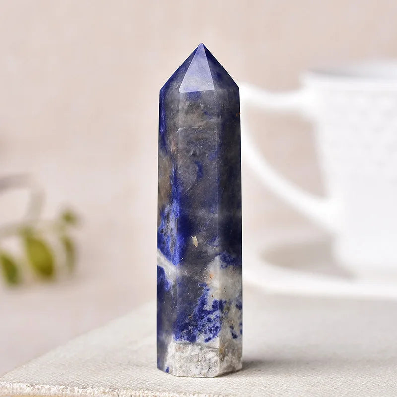 Natural Crystal Point Tower | Choose Your Stone