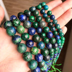 Azurite Malachite & Lapis Lazuli Stone Beads — DIY Jewelry Strand