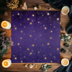 Starry Sky Altar Cloth — Celestial Tarot & Ritual Mat