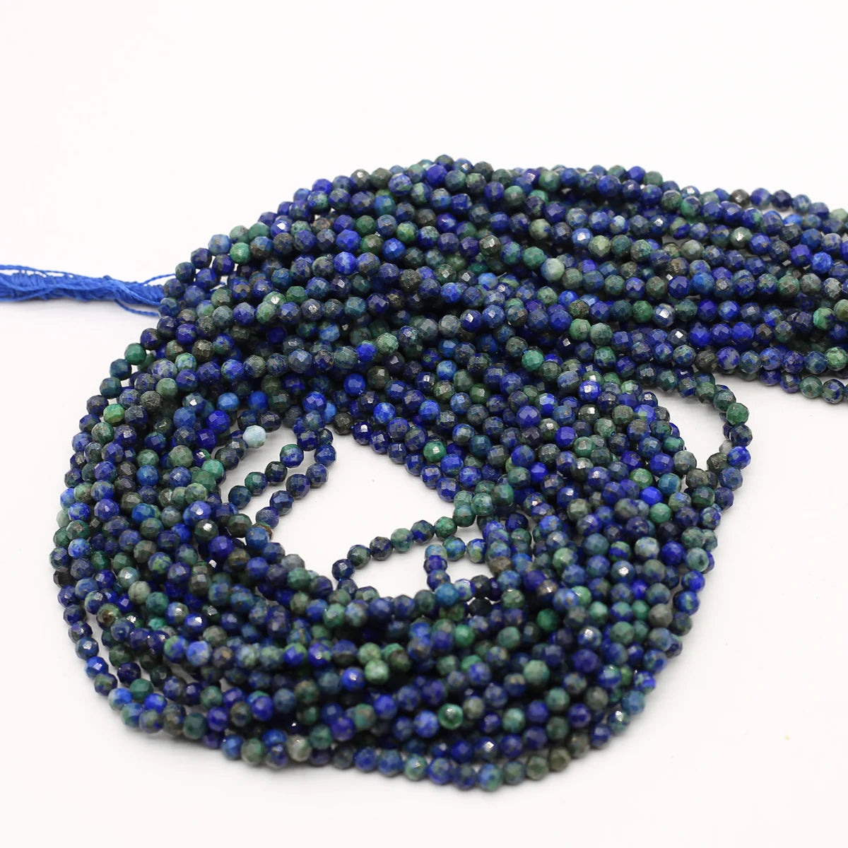 Lapis Lazuli Faceted Spacer Beads | 2mm 3mm 4mm | Natural Gemstone Jewelry Making