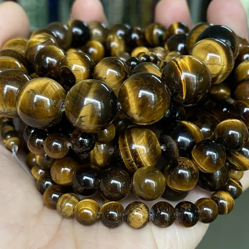 Natural Crystal Bead Strand — 8mm Healing Stone Beads for Jewelry Making