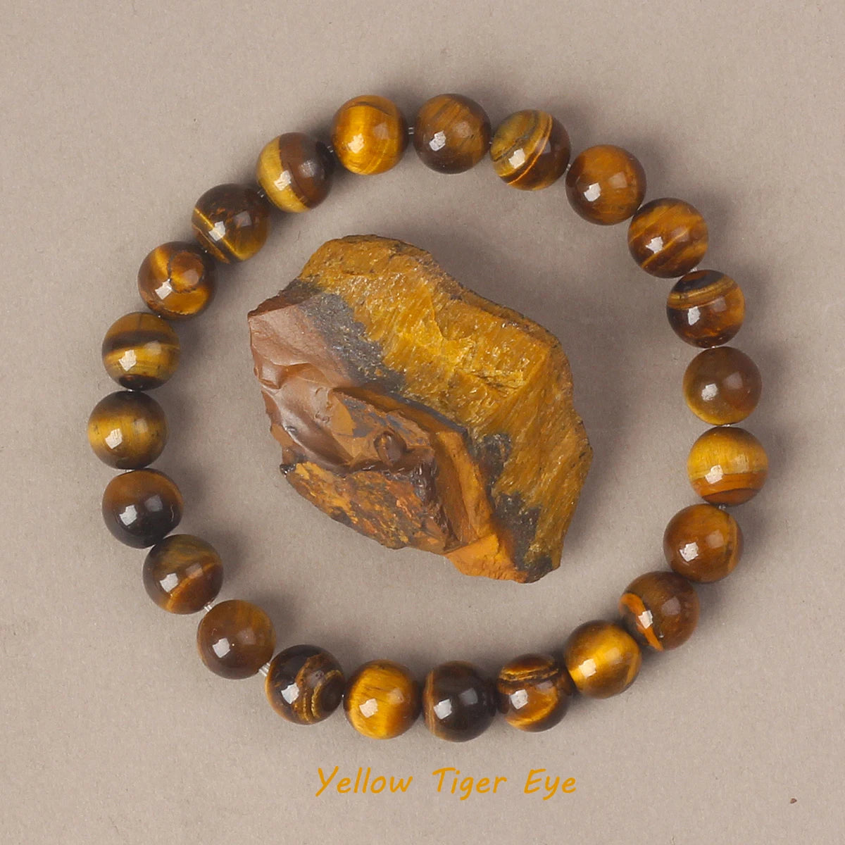 Natural Crystal Bead Bracelet | Choose Your Stone | 6mm or 8mm