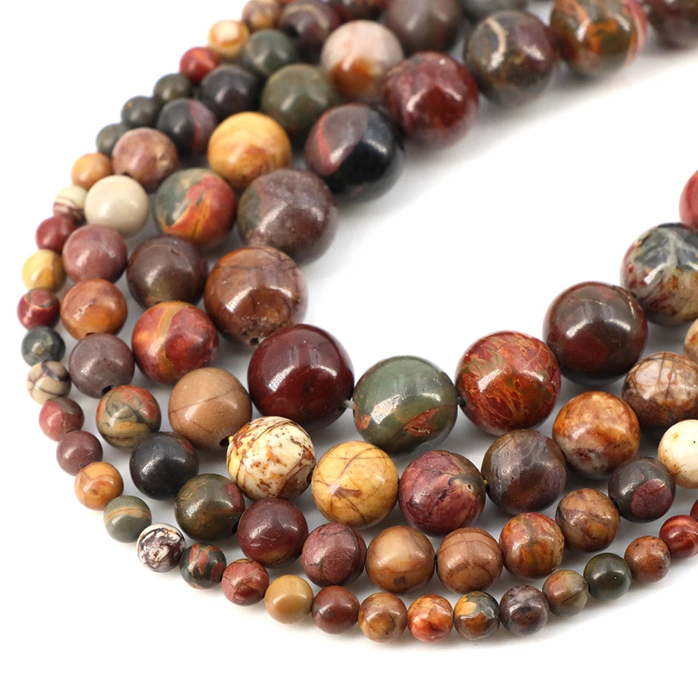 Natural Crystal Bead Strand – Healing Stone Beads for Jewelry Making