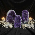 Amethyst Geode Cluster | Natural Uruguay Crystal | Choose Your Size